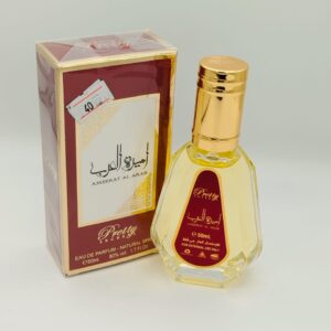 عطر "أميرة العرب" هو تجربة عطرية تجمع بين الفخامة والتألق، مستوحى من روعة وسحر الشرق. مع لمسات من التوابل الدافئة والأزهار النادرة، يضفي هذا العطر لمسة من الغموض والأنوثة على من ترتديه.