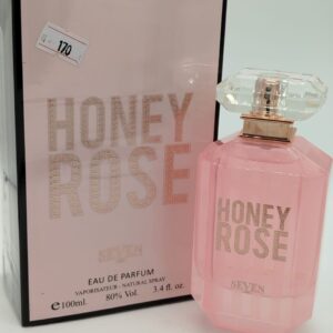 عطر Honey Rose: عطر أنثوي زهري فواح يجمع بين حلاوة العسل ونعومة الورد. تركيبته الفريدة تجعله مثاليًا للاستخدام اليومي والمناسبات الخاصة. يتميز برائحة منعشة ودافئة تدوم طويلاً.