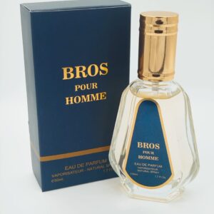 انطلق في رحلةٍ عطريةٍ لا تُنسى مع عطر BROS Pour Homme، العطر الذي يجسد جوهر الأناقة والرّجولة العصرية. مزيجٌ فريدٌ من النفحات العطرية، يخلق هالةً من الجاذبية والثقة لا تقاوم.