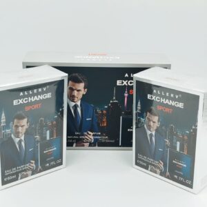 انطلق في يومك بنشاط وحيوية مع عطر ALLERV® EXCHANGE SPORT، العطر الذي يمنحك إحساسًا بالانتعاش والطاقة والانطلاق. مزيجٌ فريدٌ من النفحات العطرية، يأخذك في رحلةٍ إلى عالمٍ من الحيوية والنشاط.